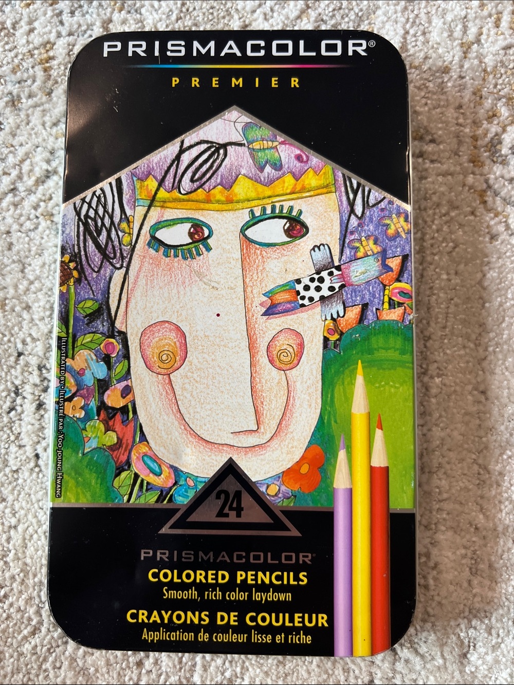 Prismacolor Premier Colored Pencils Tin - Multicolor z91